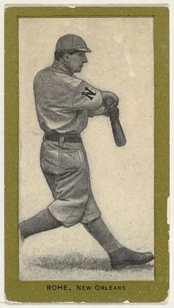 Rohe, New Orleans, from the Baseball Players (Green Borders) series (T211) issued by Red Sun Cigarettes — Red Sun Cigarettes