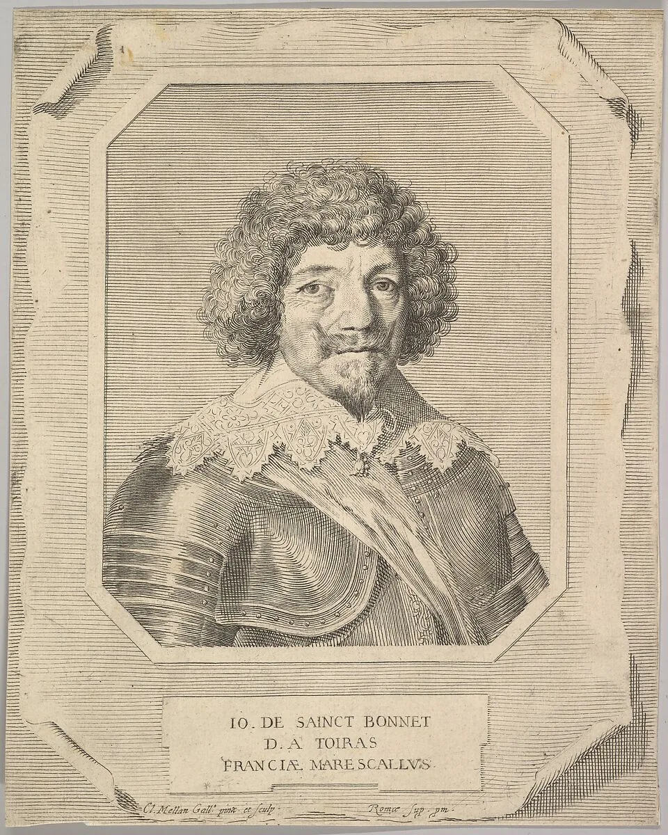 Jean de Saint-Bonnet, marquis de Toiras — Claude Mellan|Jean de Saint-Bonnet, Marquis de Toiras