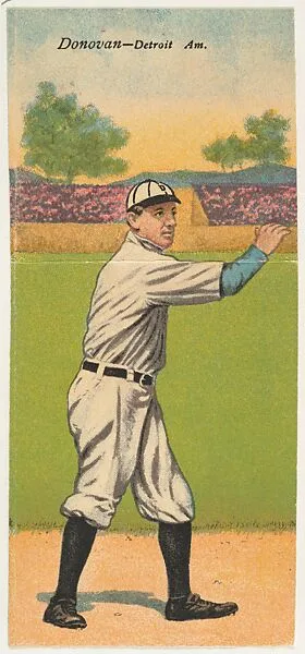 Donovan, Detroit, American League, from the Mecca Double Folder series (T201) — Mecca Cigarettes