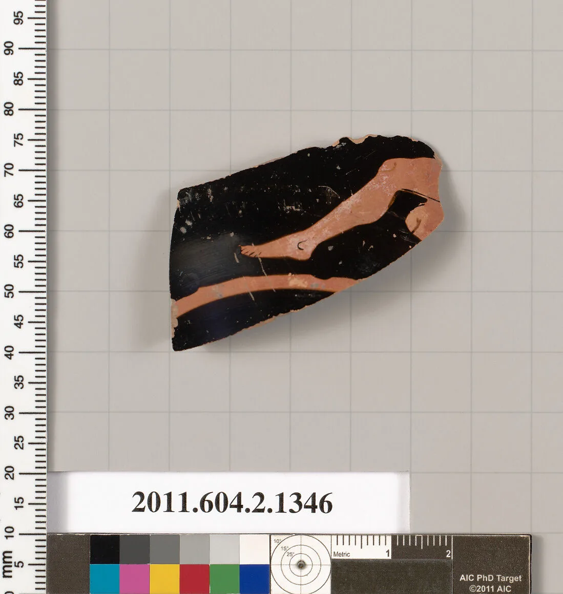Terracotta fragment of a skyphos (deep drinking cup) — Unknown