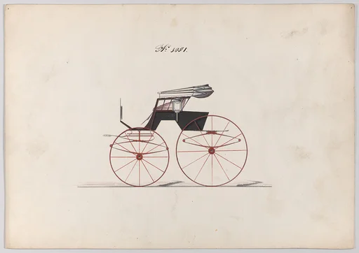 Design for Stick Seat Road Wagon, no. 3091