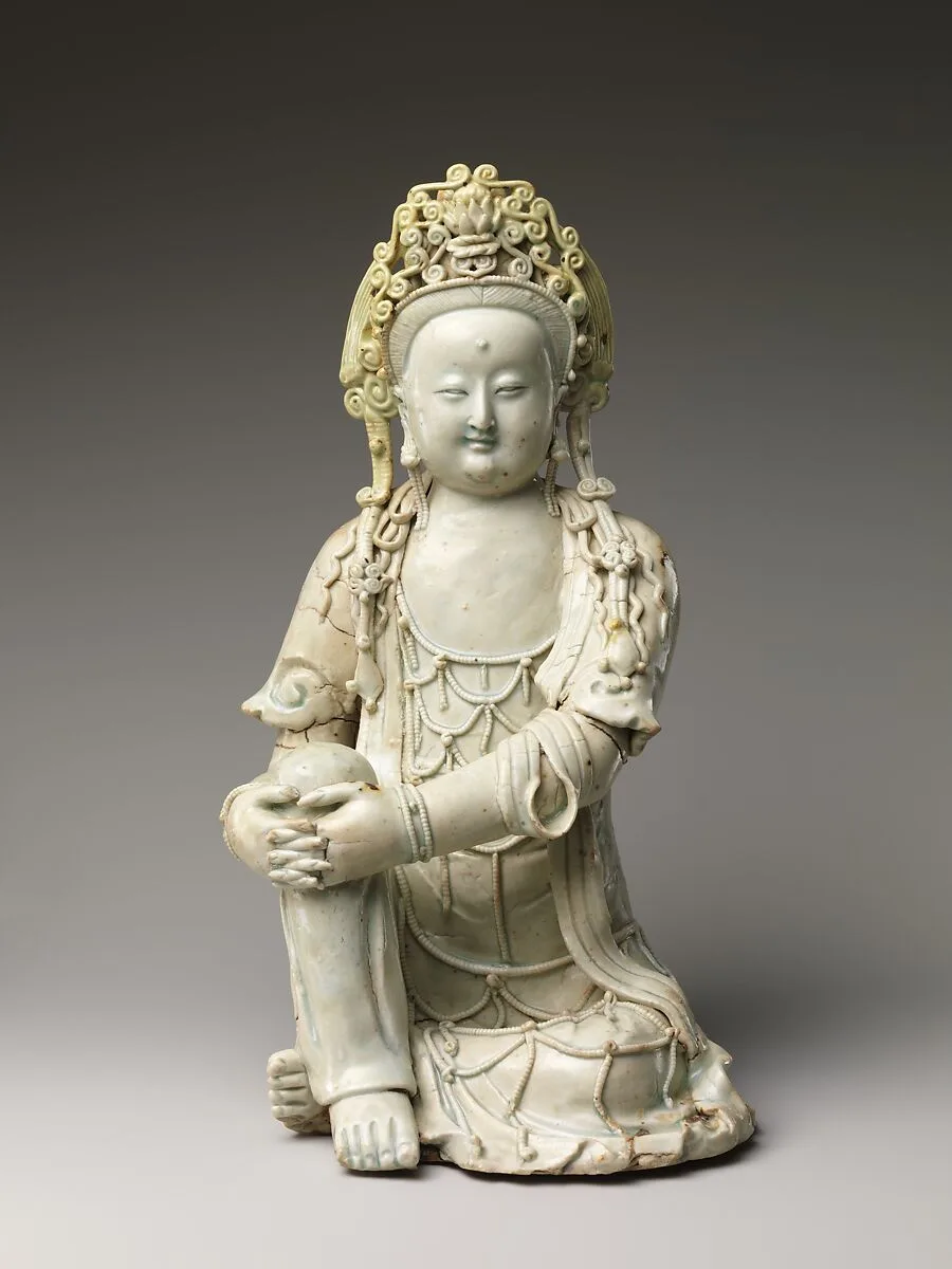 元 景德鎮窯青白瓷菩薩像|Bodhisattva — Unknown