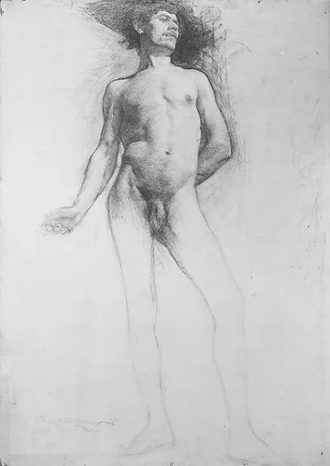 Study of a Standing Male Nude