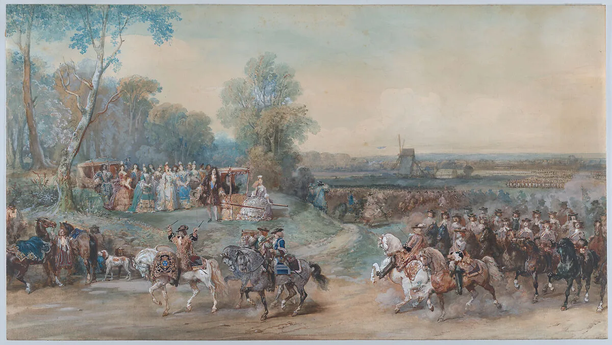 Camp de Compiègne, 1698 — Eugène-Louis Lami