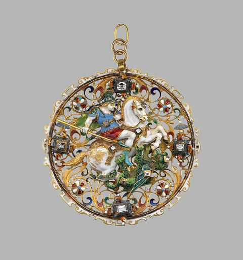 Pendant with Saint George and the Dragon
