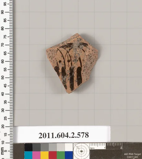 Terracotta fragment of a column-krater (bowl for mixing wine and water)