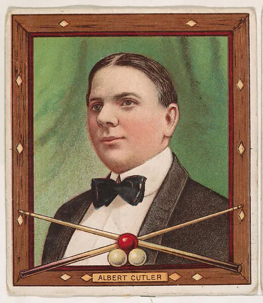 Albert G. Cutler, Billiards, from Mecca & Hassan Champion Athlete and Prize Fighter collection, 1910 — Mecca Cigarettes