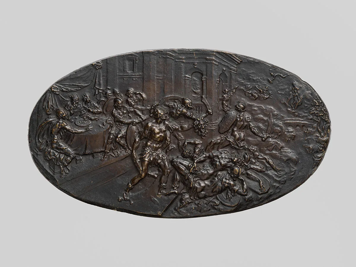 Perseus with the head of Medusa, and Phineus — Guglielmo della Porta