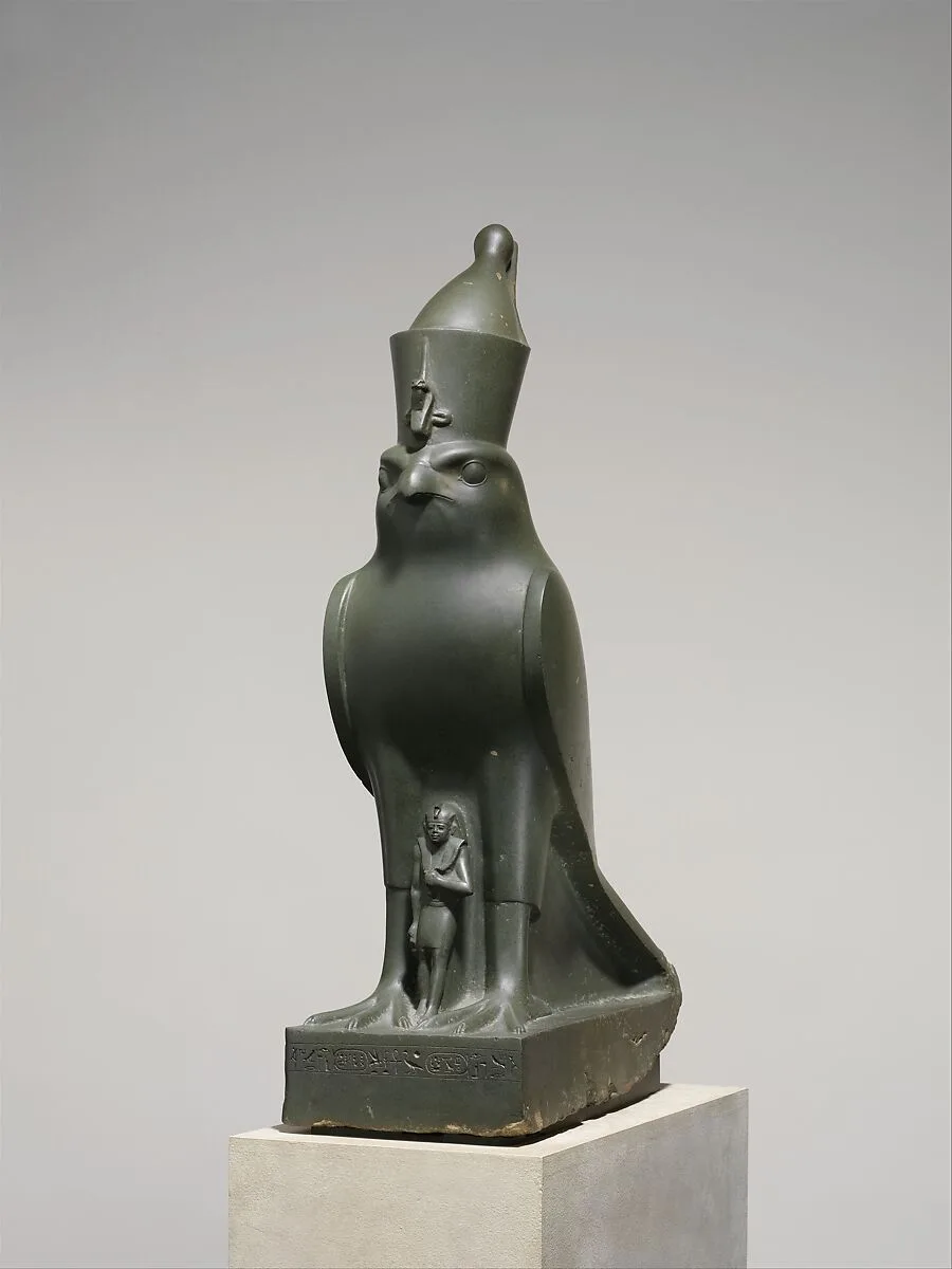God Horus Protecting King Nectanebo II — Unknown