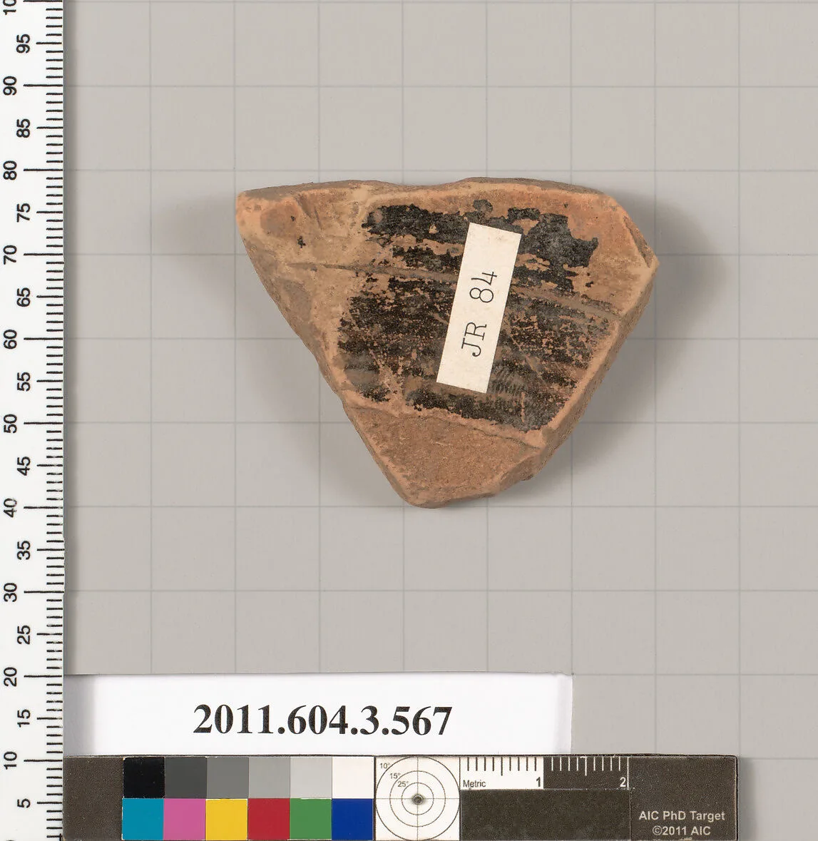 Terracotta fragment of a column-krater (bowl for mixing wine and water) — Unknown
