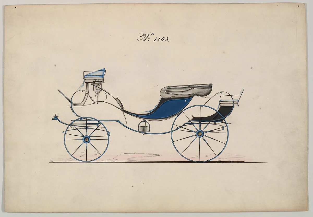 Design for Eight Spring Victoria, no. 1103 — Brewster & Co.