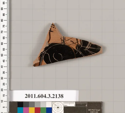 Terracotta fragment of a kylix (drinking cup)