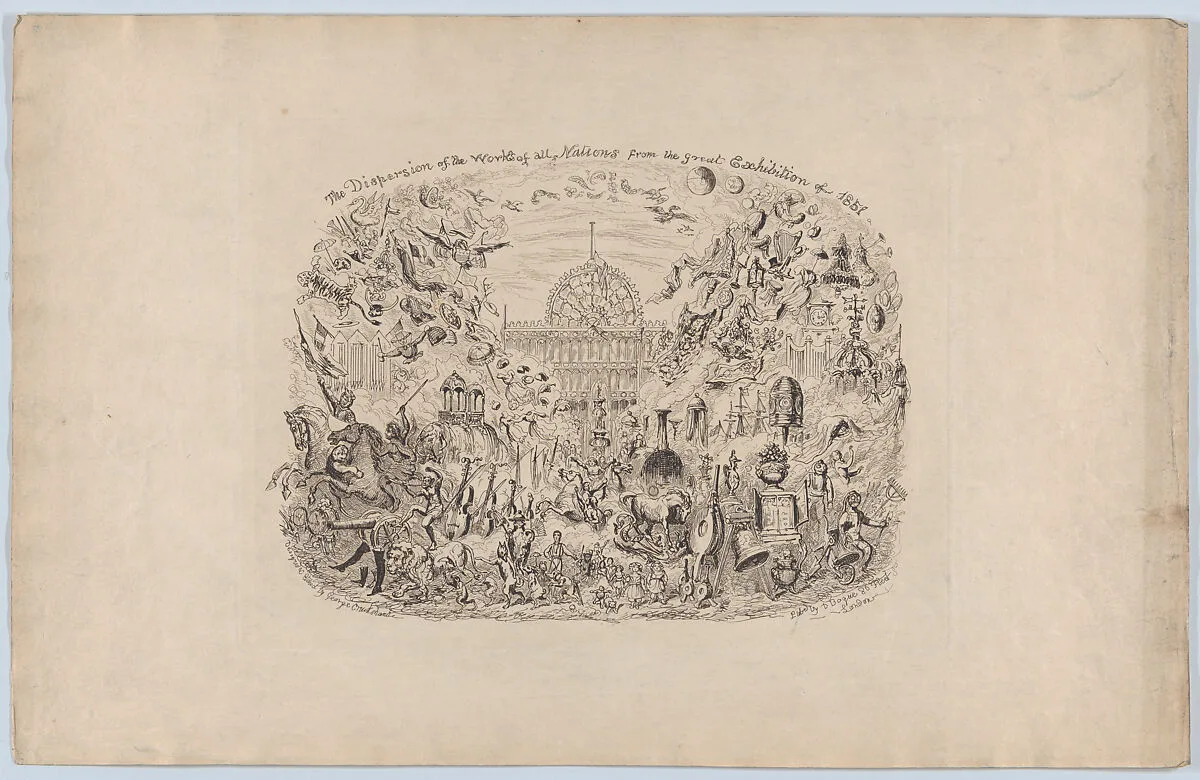 The Dispersion of the Works of all Nations from the Great Exhibition of 1851 — George Cruikshank|David Bogue