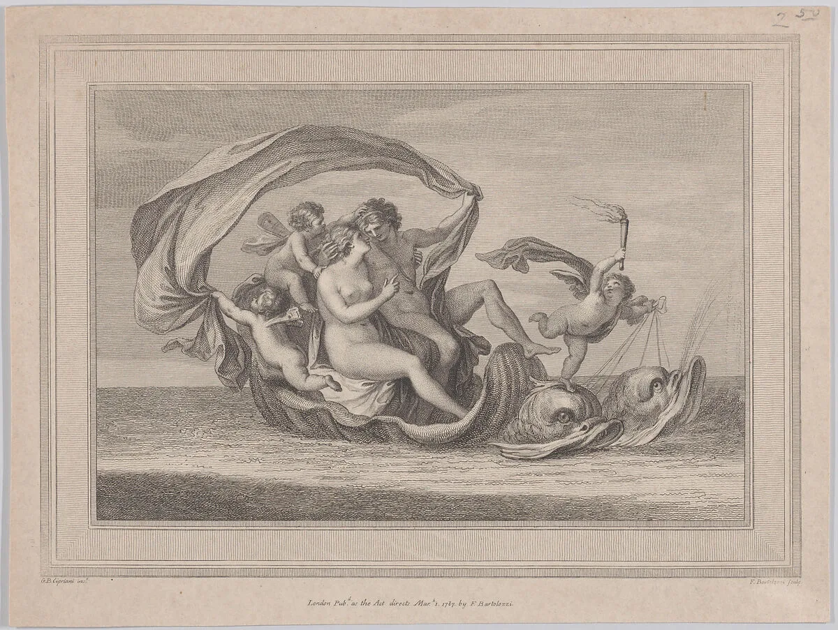 Acis and Galatea — Francesco Bartolozzi|Francesco Bartolozzi|Giovanni Battista Cipriani
