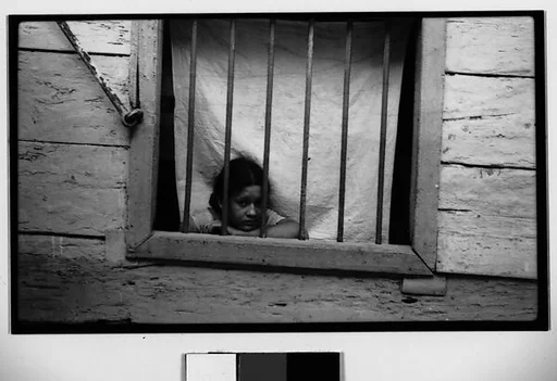 [Girl Behind Barred Window, Havana]
