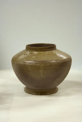 須恵器 灰釉壺|Jar