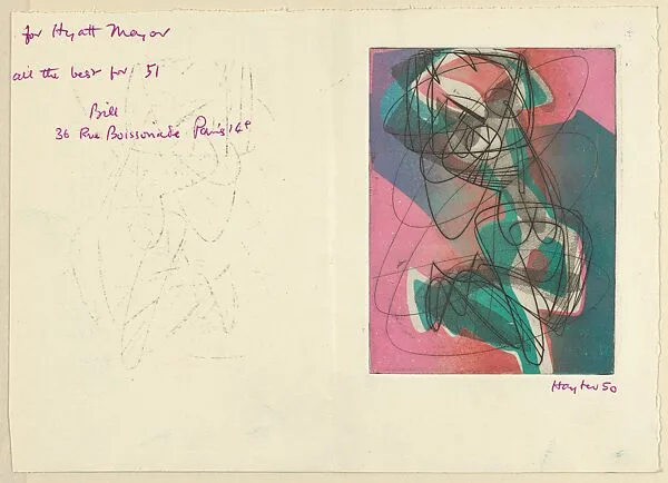 Greeting Card for 1949–50 — Stanley William Hayter