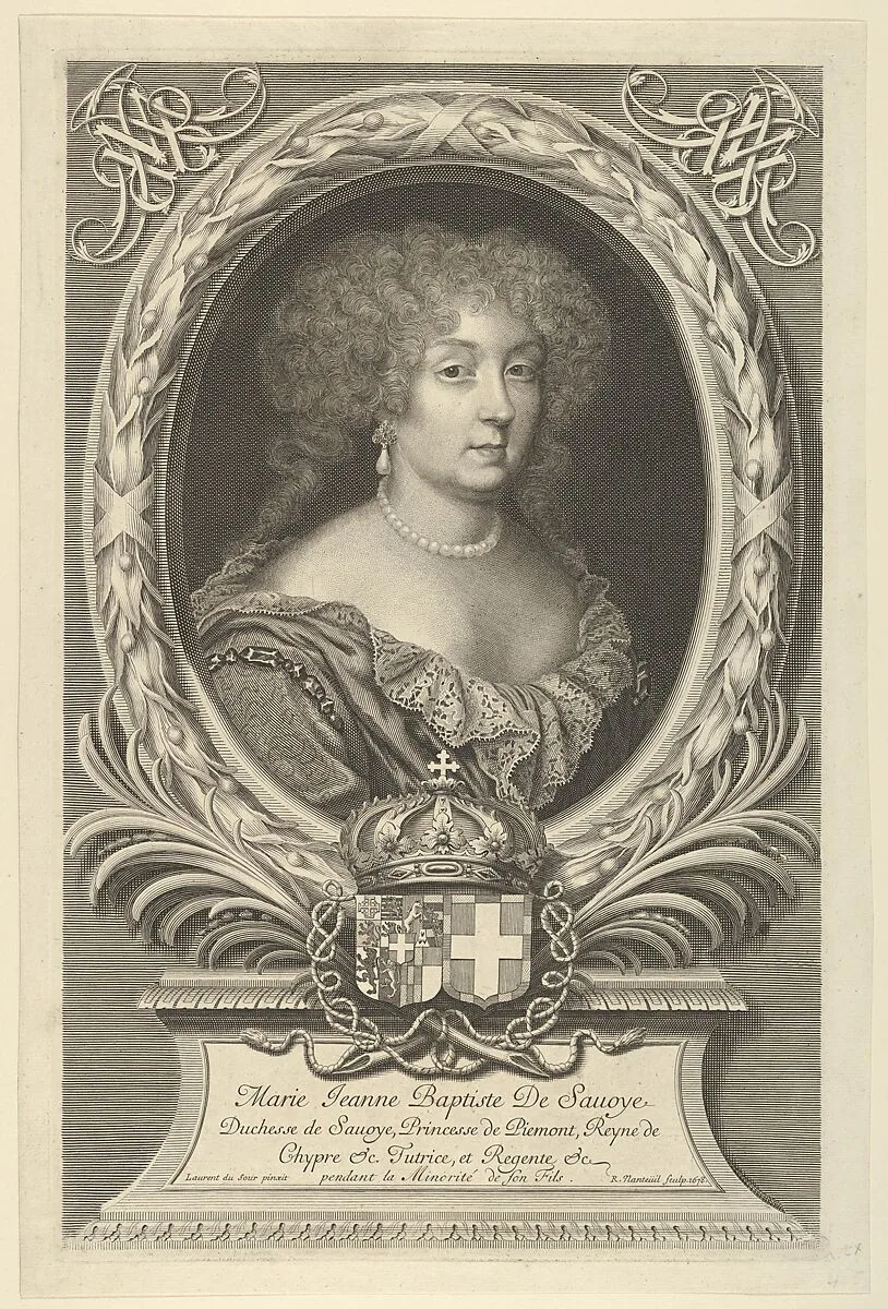 Marie Jeanne Baptiste de Savoie-Nemours — Robert Nanteuil|Laurent du Sour