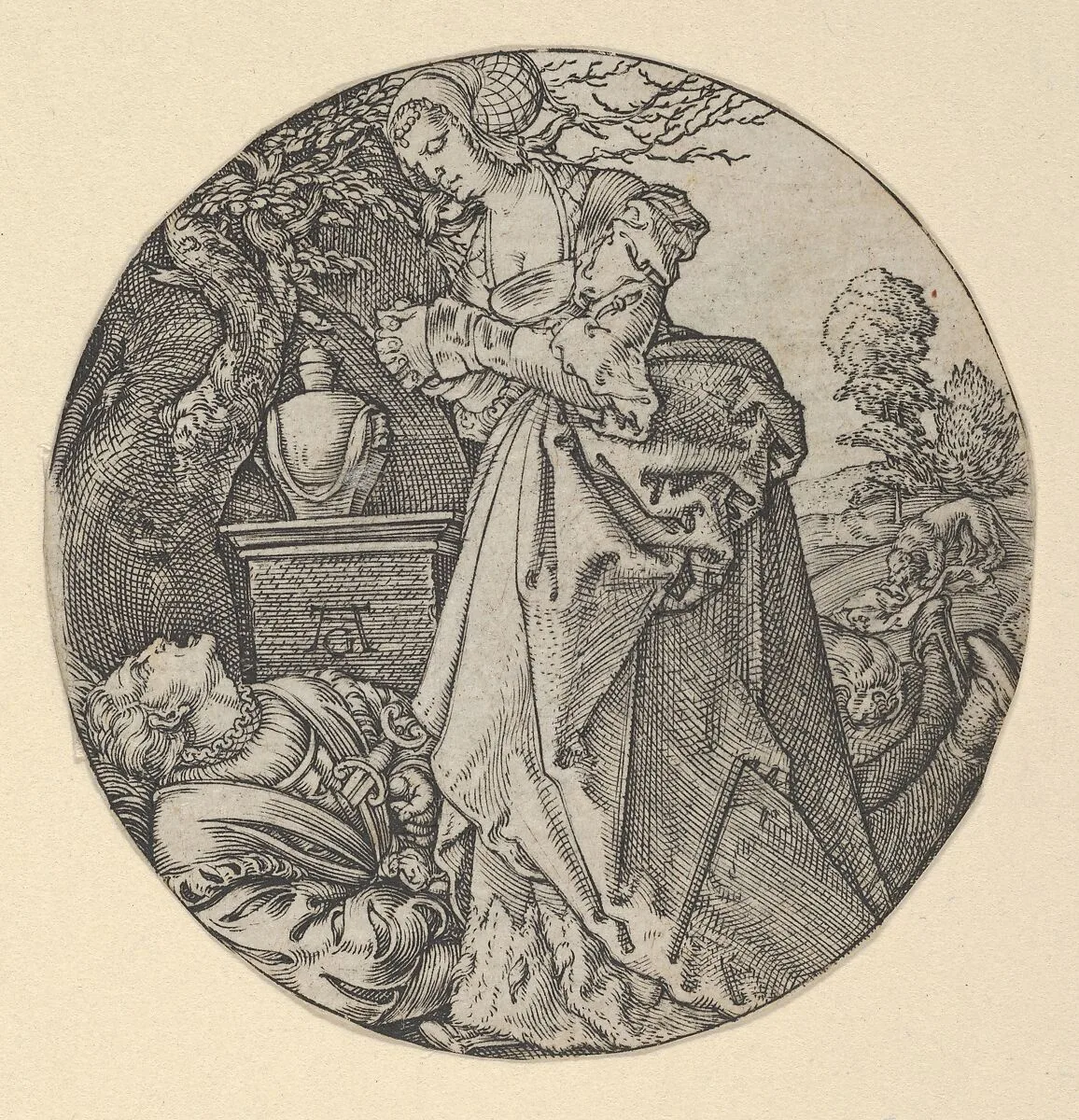 Pyramus and Thisbe — Heinrich Aldegrever