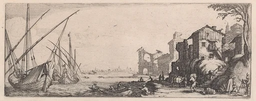 Le Petit Port appelé aussi Le Port de Mer (The Small Port, also called the Sea Port), from Les Quatre Paysages (The Four Landscapes)