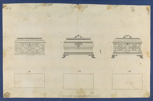Tea Chests, in Chippendale Drawings, Vol. I