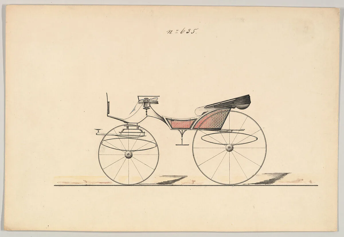 Design for Phaeton, no. 635 — Brewster & Co.