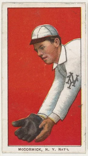 McCormick, New York, National League, from the White Border series (T206) for the American Tobacco Company
