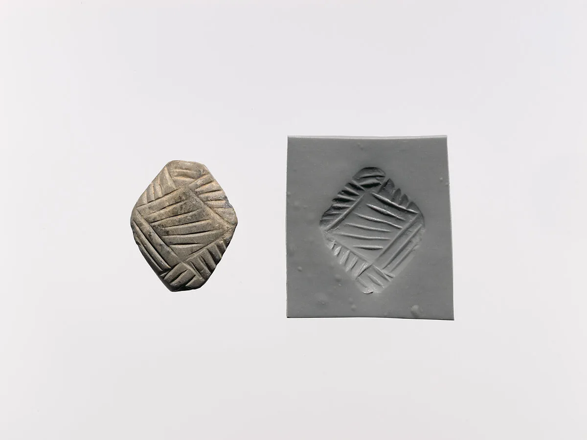 Carinated rhomboid seal — Unknown