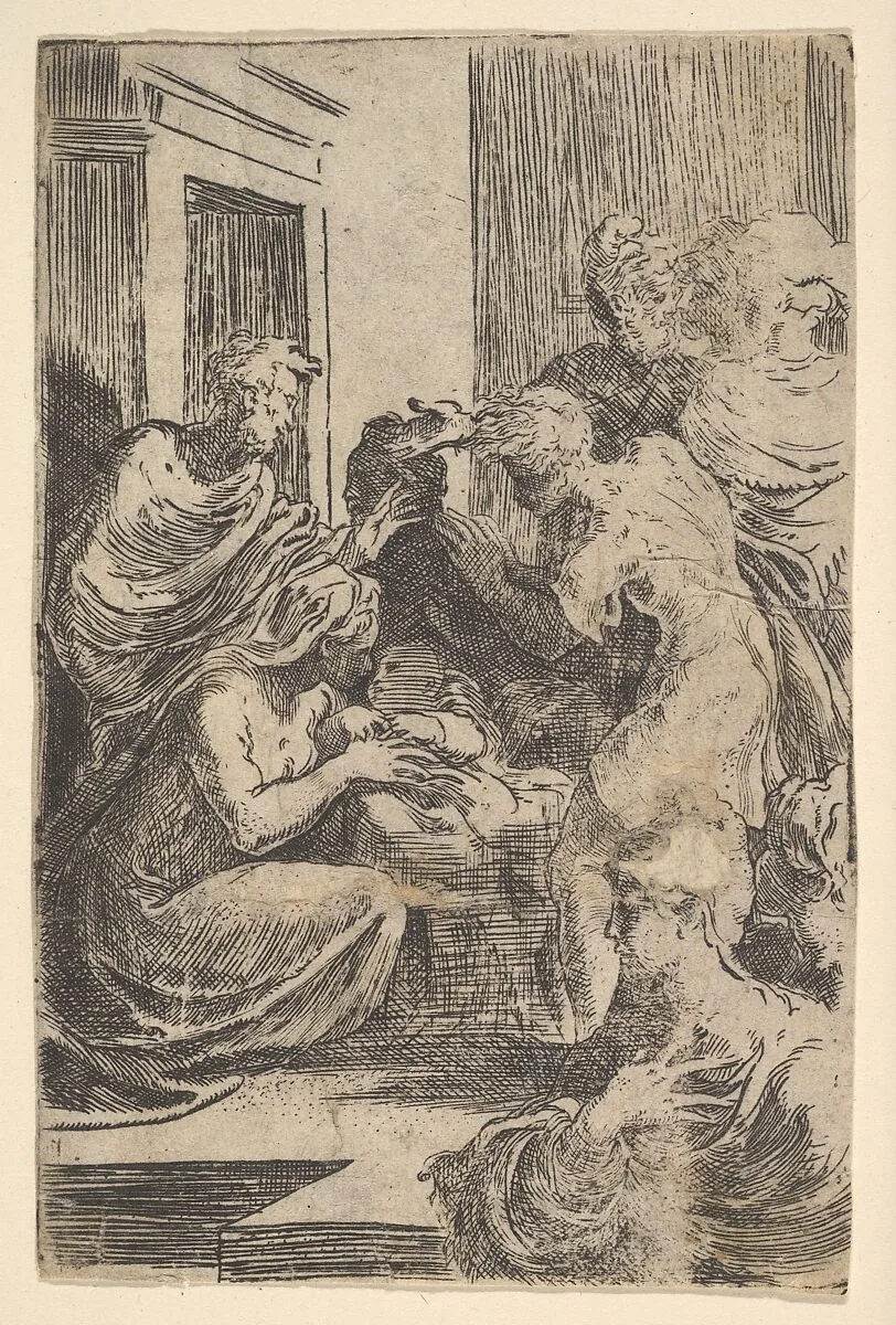 The Nativity — Parmigianino (Girolamo Francesco Maria Mazzola)