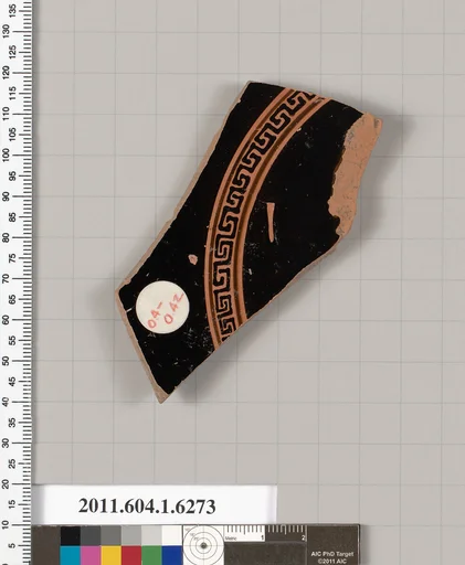 Terracotta fragment of a kylix (drinking cup)