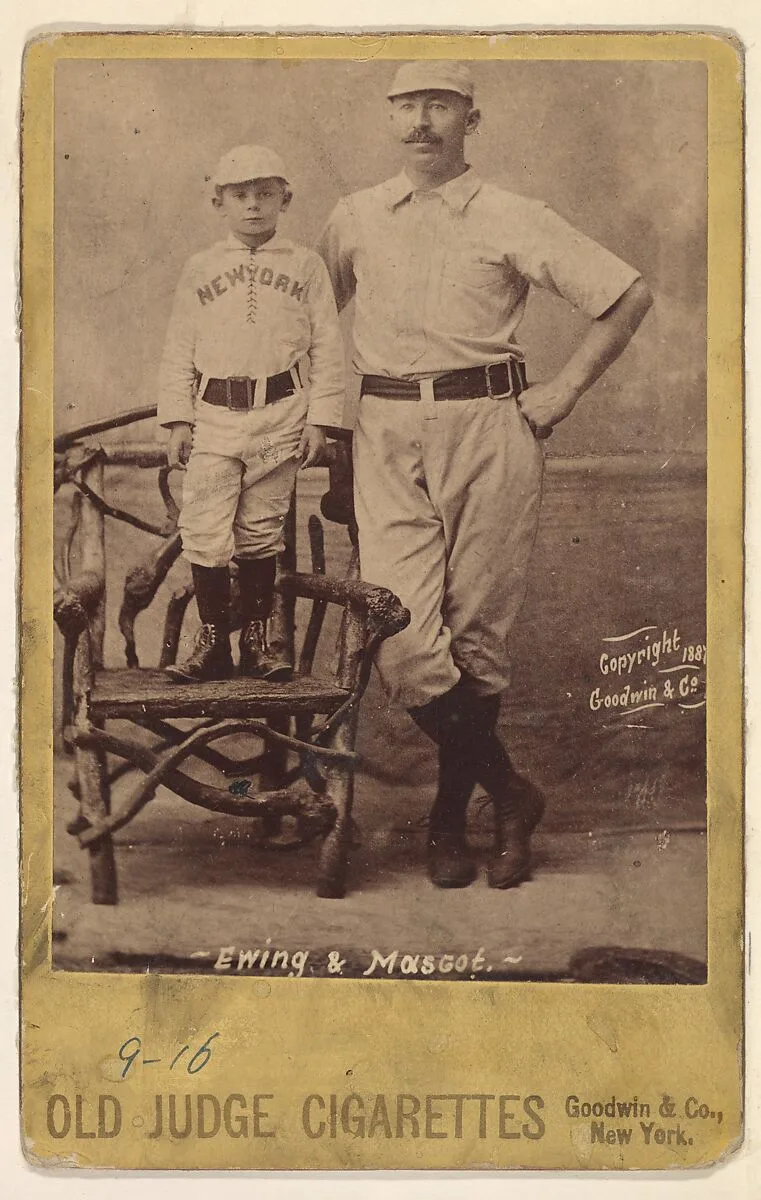 Ewing and Mascot, New York, from the series Old Judge Cigarettes — Goodwin & Company