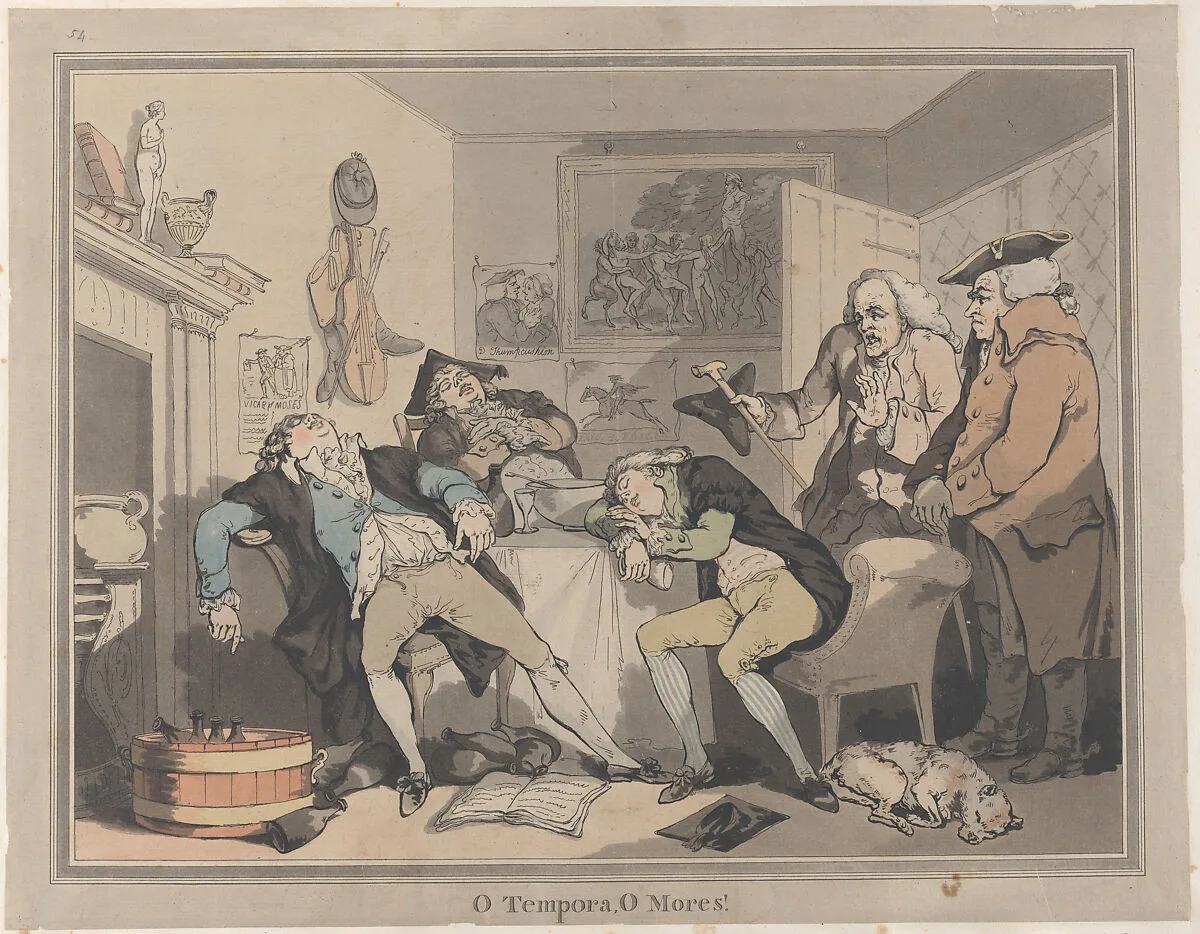 O Tempora, O Mores! — Samuel Alken|Thomas Rowlandson