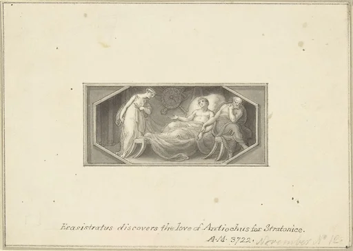 Erasistratus discovers the love of Antiochus for Stratonice