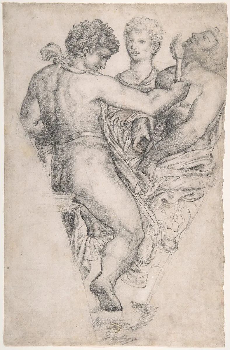 Composition for a Spandrel — Anonymous, Italian, 16th century