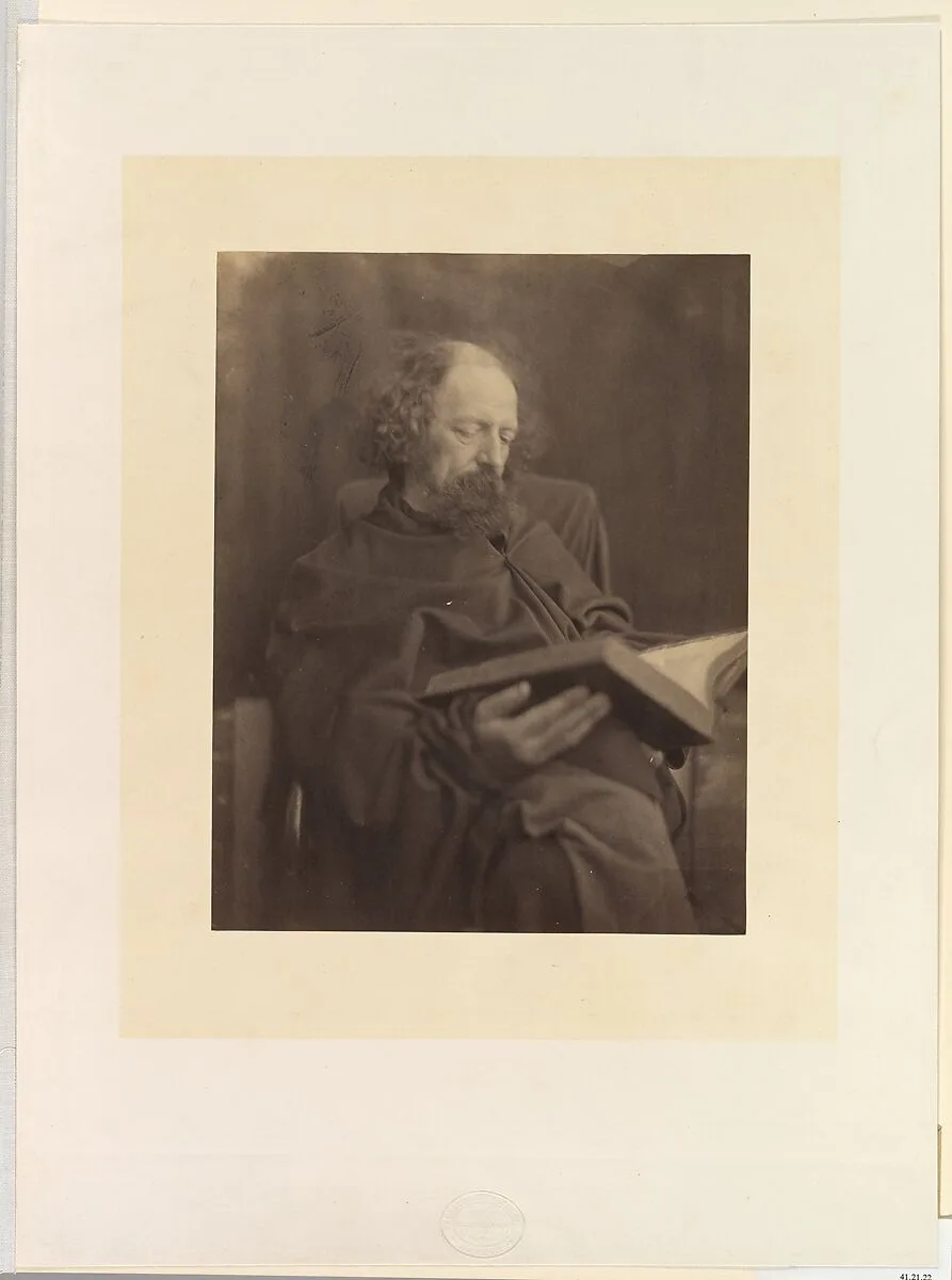 Tennyson Reading — Julia Margaret Cameron