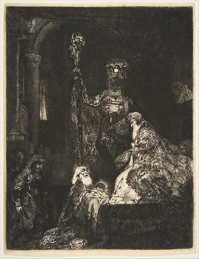 The Presentation in the Temple in the Dark Manner