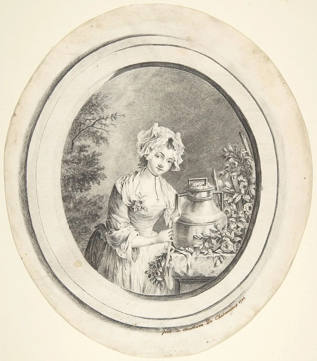 Perrette, ou la petite laitière — Pierre Antoine Baudouin|Montbrian De Chateauvieux