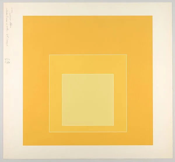 Proof for White Line Square series — Josef Albers|Gemini G.E.L.|Kenneth E. Tyler