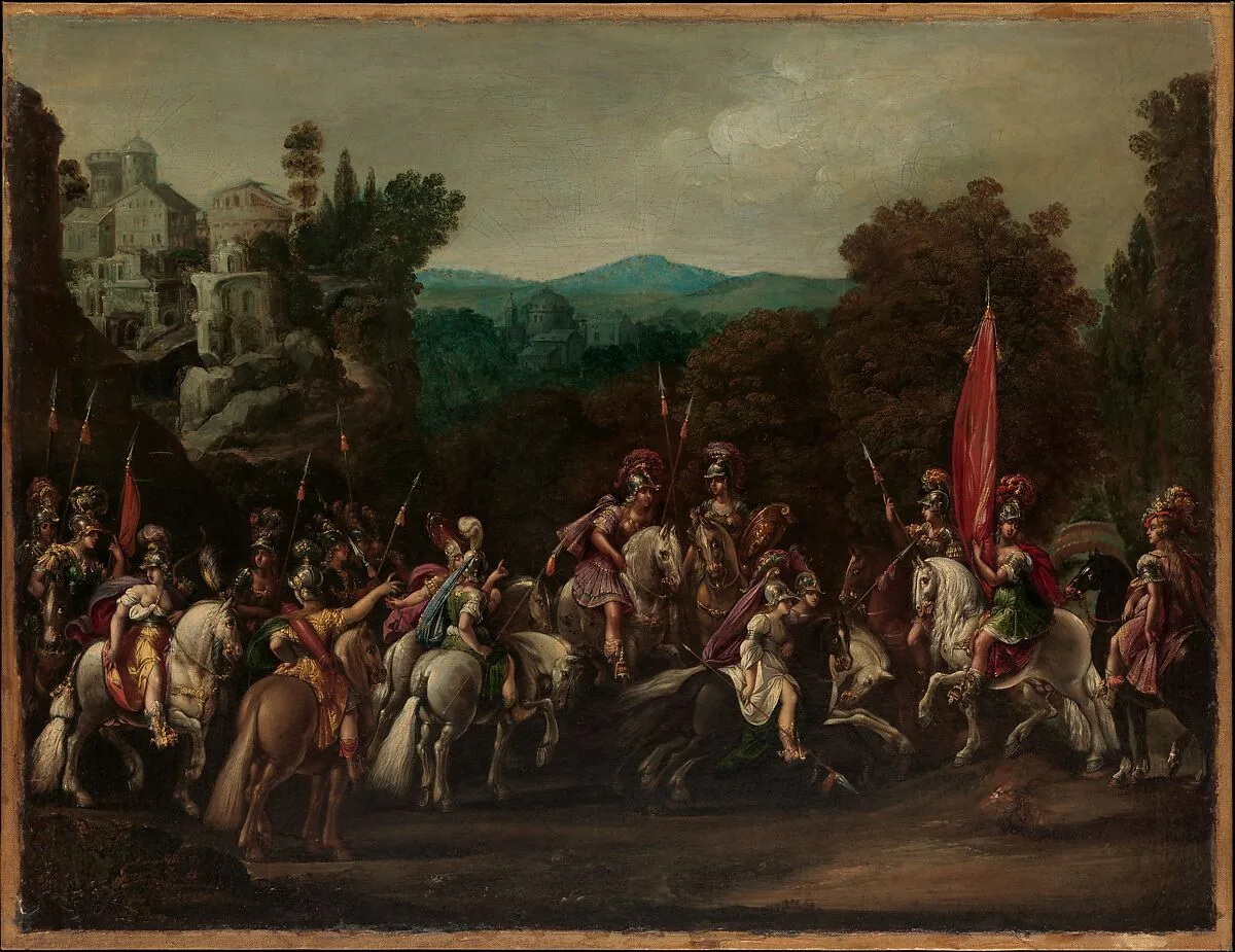 Departure of the Amazons — Claude Déruet