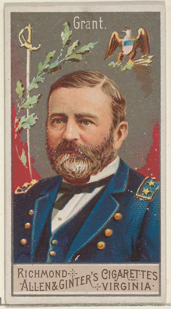 Ulysses S. Grant, from the Great Generals series (N15) for Allen & Ginter Cigarettes Brands — Allen & Ginter|George S. Harris & Sons