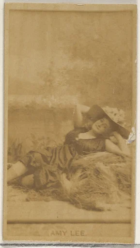 Amy Lee, from the Actors and Actresses series (N45, Type 8) for Virginia Brights Cigarettes