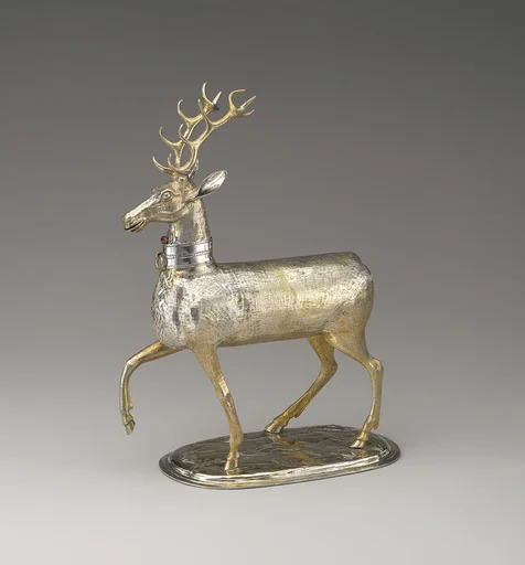 Cup in the form of a stag