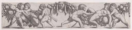 Two Groups of Three Putti