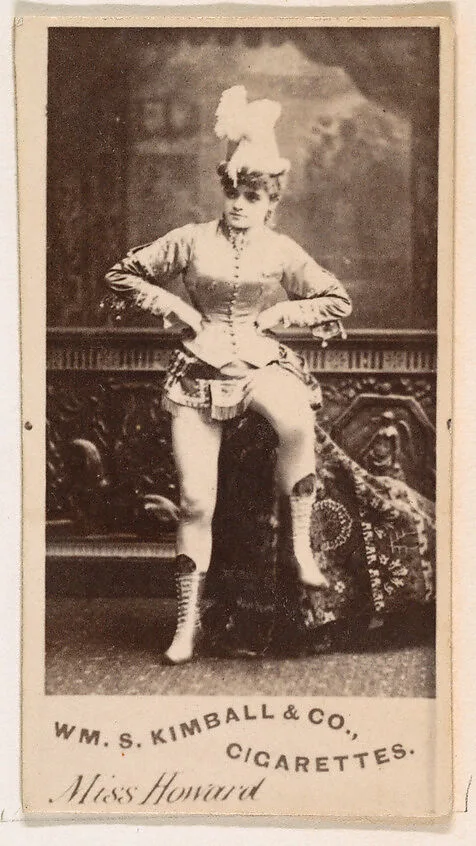 Miss Howard, from the Actresses series (N203) issued by Wm. S. Kimball & Co. — William S. Kimball & Company