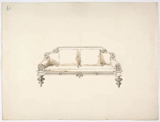 Design for a Sofa with Two Loose Cushions