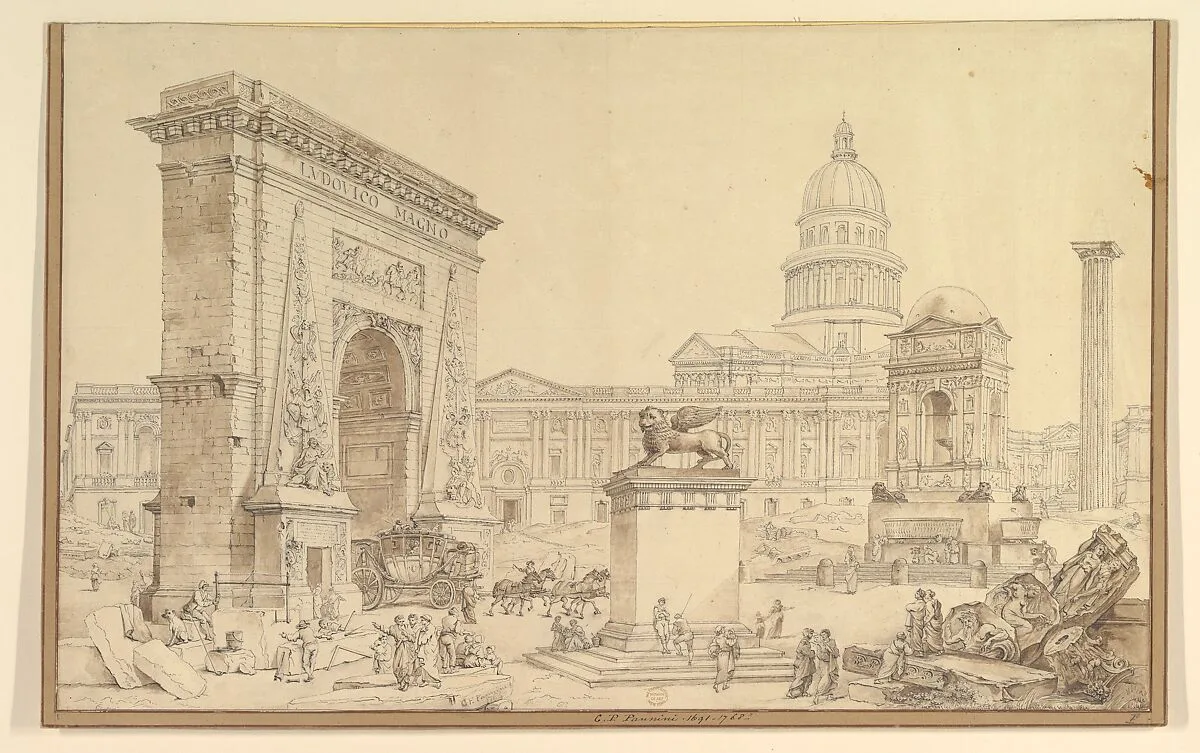 Monuments of Paris — Hubert Robert