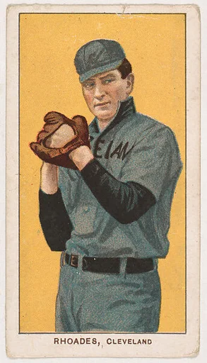 Bob Rhoades, Cleveland, from Coupon Cigarettes Baseball Issue, 1910