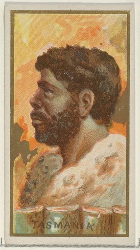 Tasmania, from the Types of All Nations series (N24) for Allen & Ginter Cigarettes