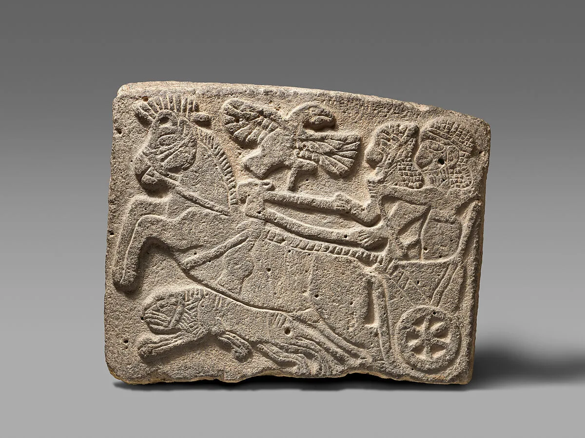 Orthostat relief: lion-hunt scene — Unknown