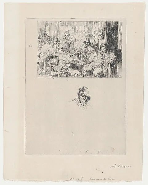 Beer Drinkers — Auguste Brouet